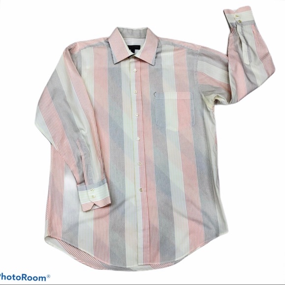 Ted Baker London striped long sleeve dress shirt - Picture 1 of 9